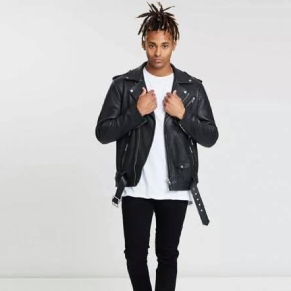 PATRON SAINT OF PM BIKER JACKET - Picture 2 of 11